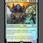 Akroma, Angel of Wrath Foil MTG proxy card from Secret Lair Drop #489