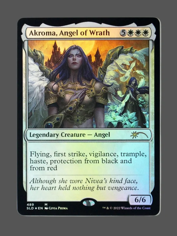 Akroma, Angel of Wrath Foil MTG proxy card from Secret Lair Drop #489