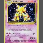 Alakazam Regular Pokemon proxy card from Base Set #1
