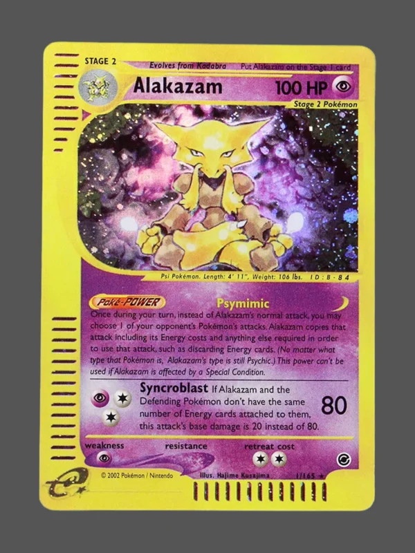Alakazam Regular Pokemon proxy card from Expedition #1