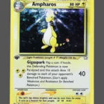 Ampharos Regular Pokemon proxy card from Neo Genesis #1