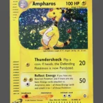 Ampharos Regular Pokemon proxy card from Aquapolis #H1