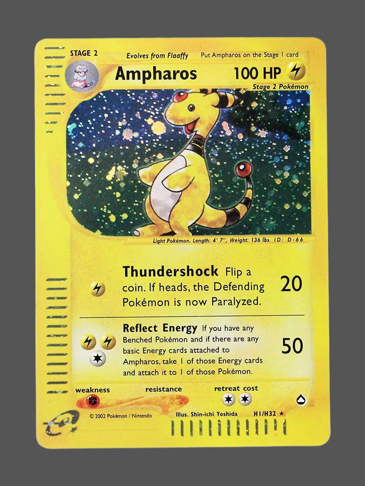 ampharos-h1-aq-en-foil.webp Ampharos Foil Pokemon proxy card from Aquapolis #H1