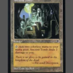 Ancient Tomb Holo MTG proxy card from Tempest #315