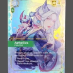 Aphelios - Exalted Foil Riftbound proxy card from Spiritforged #224/221