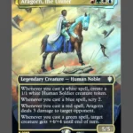 Aragorn, the Uniter Surge Foil MTG proxy card from The Hobbit Eternal #69