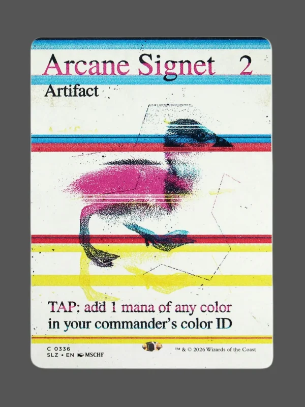 Arcane Signet Holo MTG proxy card from The Zeta Set #336