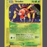 Ariados Foil Pokemon proxy card from Aquapolis #H3