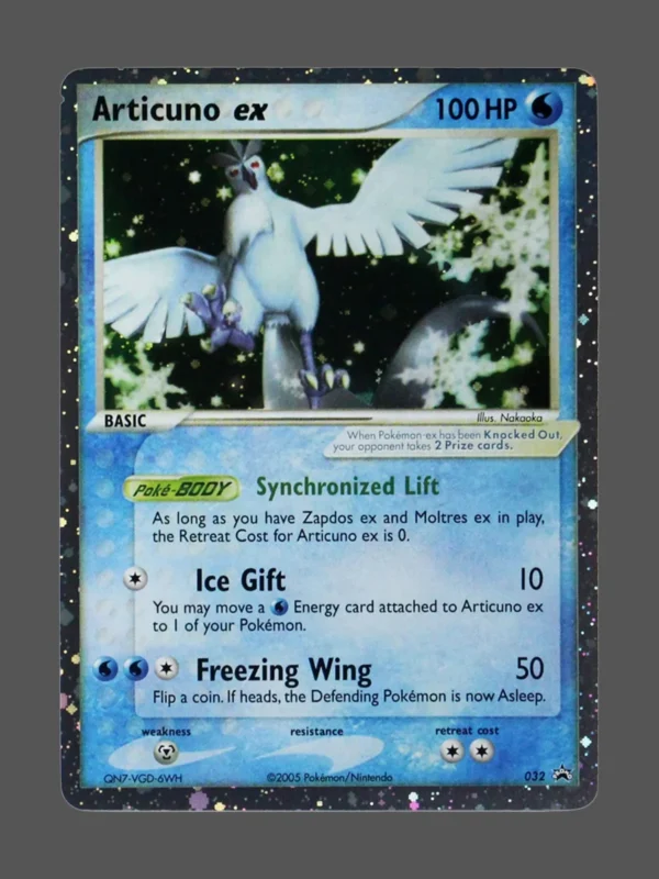 Articuno ex Galaxy Foil Pokemon proxy card from Nintendo Black Star Promos #032