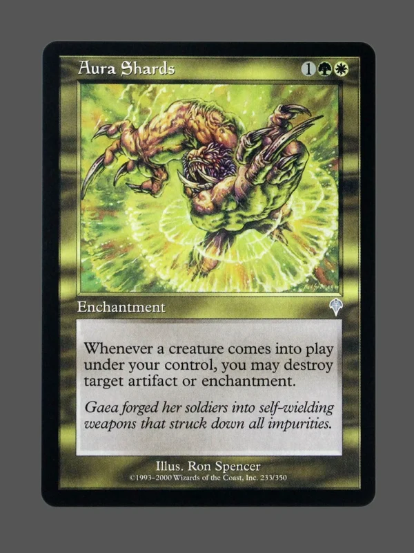 Aura Shards Holo MTG proxy card from Invasion #233