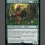 Autumn Willow, Harmony Foil MTG proxy card from Mystery Booster Commander Edition #27