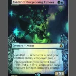 Avatar of Burgeoning Echoes Foil MTG proxy card from Reality Fracture #348