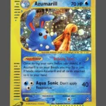 Azumarill Regular Pokemon proxy card from Aquapolis #H4