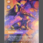 Battle Mistress Foil Riftbound proxy card from Spiritforged #250/221