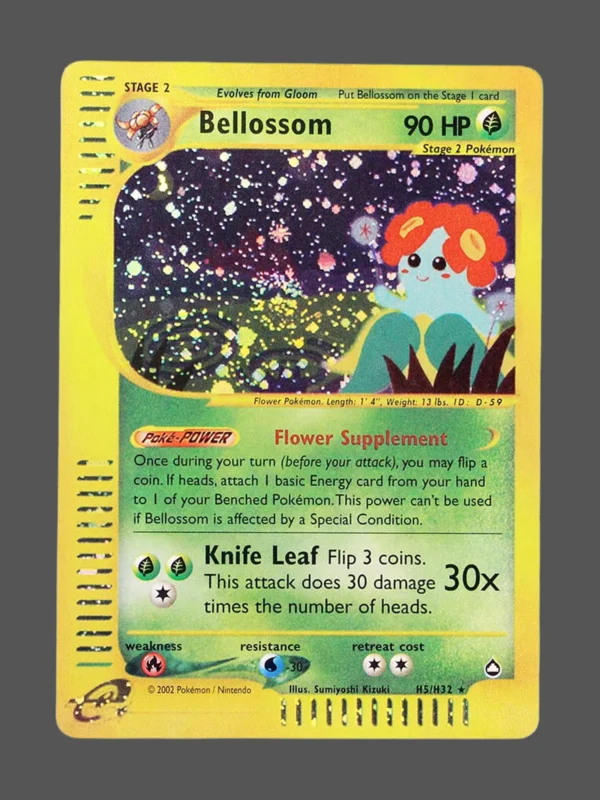 Bellossom Regular Pokemon proxy card from Aquapolis #H5