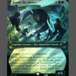 Beorn the Fierce Surge Foil MTG proxy card from The Hobbit #266