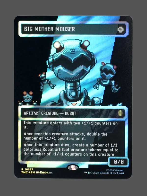 Big Mother Mouser Surge Foil MTG proxy card from Teenage Mutant Ninja Turtles Eternal #97