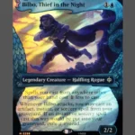 Bilbo, Thief in the Night Surge Foil MTG proxy card from The Hobbit #255