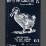 Birds of Paradise Holo MTG proxy card from The Zeta Set #192