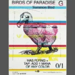 Birds of Paradise Holo MTG proxy card from The Zeta Set #313