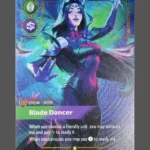 Blade Dancer Foil Riftbound proxy card from Spiritforged #246/221