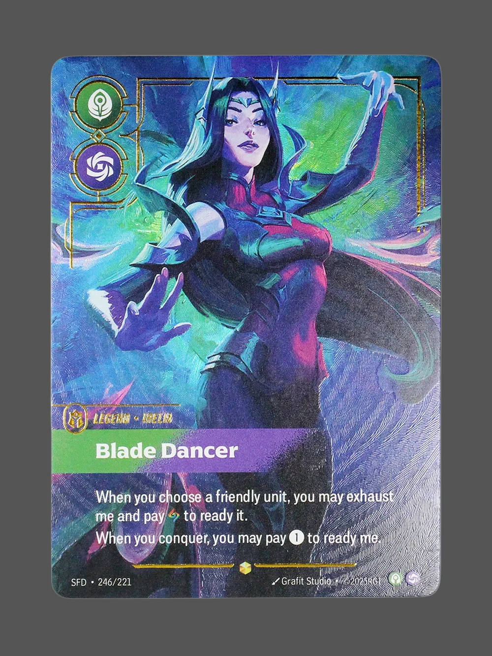 blade-dancer-246-221-foil.webp Blade Dancer Foil Riftbound proxy card from Spiritforged #246/221