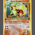 Blaine’s Arcanine Regular Pokemon proxy card from Gym Challenge #1