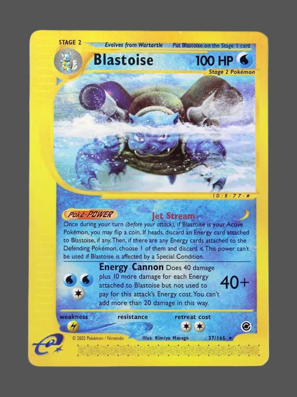 Blastoise Regular Pokemon proxy card from Expedition #37