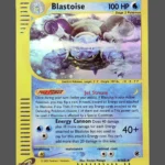 Blastoise Foil Pokemon proxy card from Expedition #4