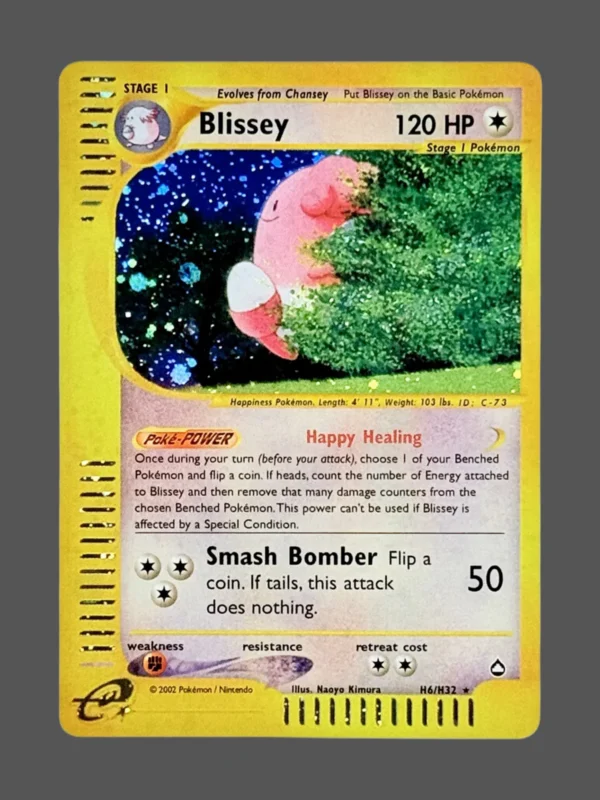 Blissey Regular Pokemon proxy card from Aquapolis #H6