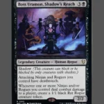 Boss Uramon, Shadow's Reach Holo MTG proxy card from Mystery Booster Commander Edition #13