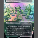 Bountiful Promenade Foil MTG proxy card from Secret Lair Drop #2440