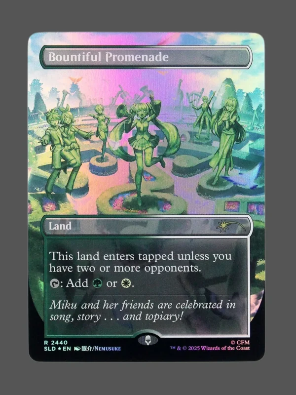 Bountiful Promenade Foil MTG proxy card from Secret Lair Drop #2440