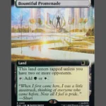 Bountiful Promenade Holo MTG proxy card from Marvel Super Heroes Commander #461