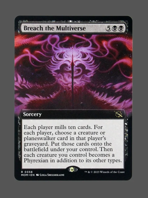 Breach the Multiverse Holo MTG proxy card from March of the Machine #358