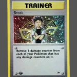 Brock Regular Pokemon proxy card from Gym Heroes #15