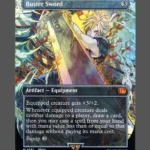 Buster Sword Foil MTG proxy card from Final Fantasy #351