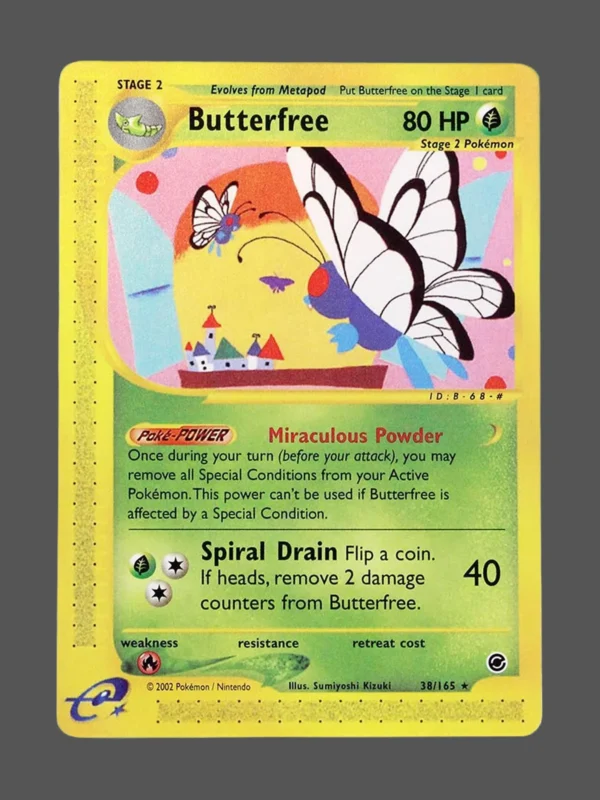 Butterfree Regular Pokemon proxy card from Expedition #38