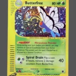 Butterfree Foil Pokemon proxy card from Expedition #5