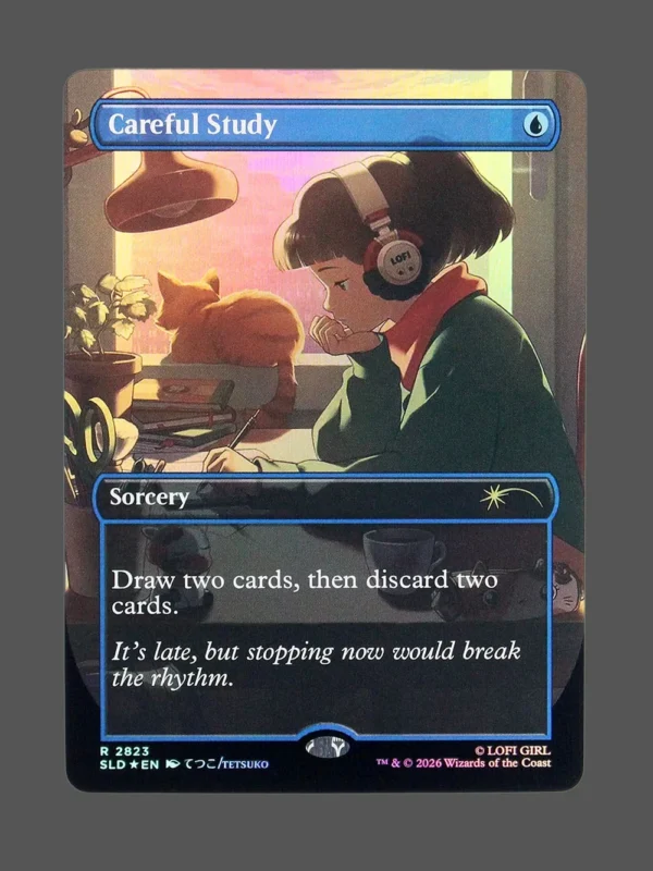 Careful Study Foil MTG proxy card from Secret Lair Drop #2823