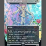 Cascade of Song Foil MTG proxy card from Secret Lair Drop #2431