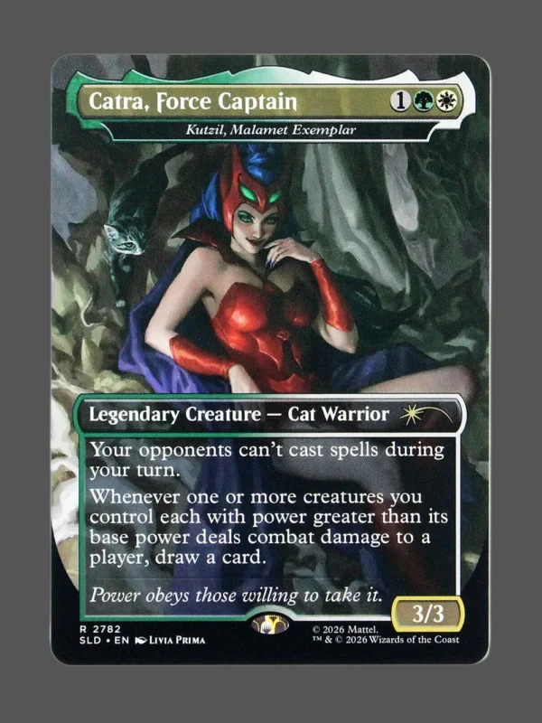 Catra, Force Captain Holo MTG proxy card from Secret Lair Drop #2782