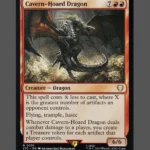 Cavern-Hoard Dragon Holo MTG proxy card from Tales of Middle-earth Commander #31