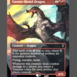 Cavern-Hoard Dragon Surge Foil MTG proxy card from The Hobbit Eternal #63