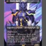 Cecil, Dark Knight/Cecil, Redeemed Paladin Surge Foil MTG proxy card from Final Fantasy #525