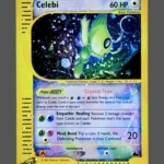 Celebi Regular Pokemon proxy card from Skyridge #145