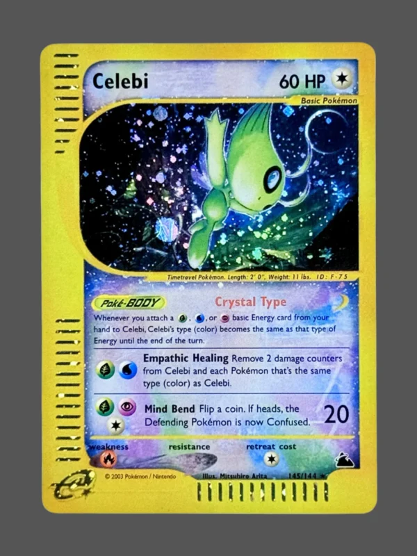 Celebi Regular Pokemon proxy card from Skyridge #145
