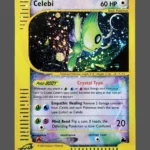 Celebi Foil Pokemon proxy card from Skyridge #145