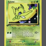 Celebi Regular Pokemon proxy card from Neo Revelation #16