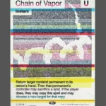 Chain of Vapor Holo MTG proxy card from The Zeta Set #256
